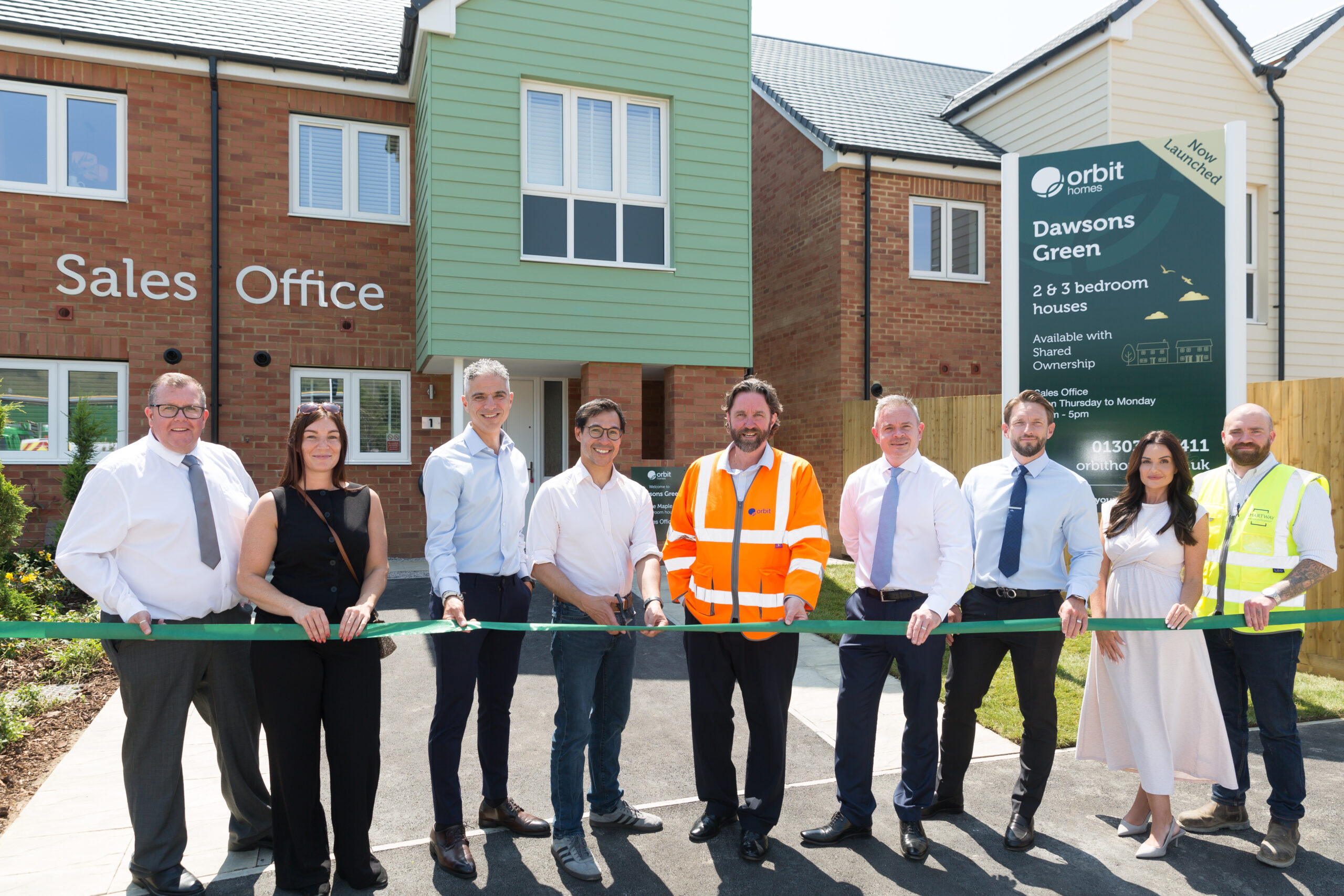 Chartway and Orbit welcome Folkestone & Hythe MP to Dawsons Green